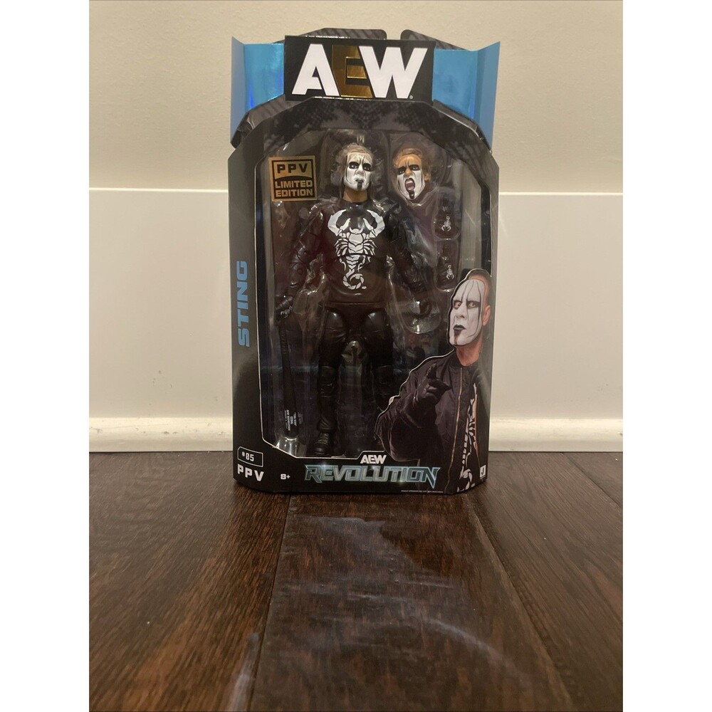 2025 AEW Revolution PPV #05 STING Action Figure Limited Edition Target Exclusive